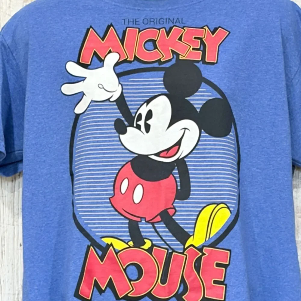 Disney Mickey Mouse The Original Classic Since 1928 Blue T Shirt Men’s L